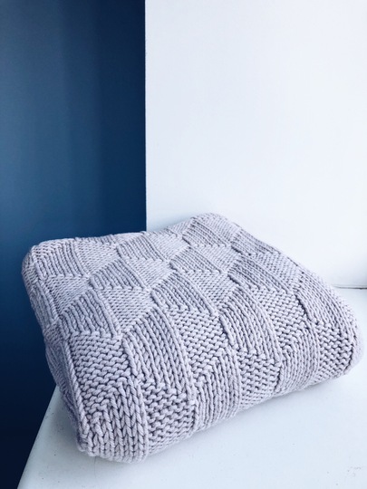Astrid Blanket Knitting Pattern by Woolture