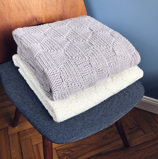 Astrid Blanket Knitting Pattern by Woolture