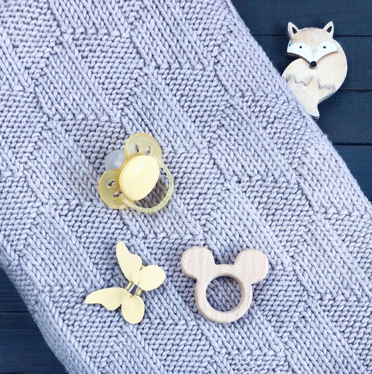 Astrid Blanket Knitting Pattern by Woolture