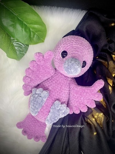PDF Anleitung Deutsch Häkelanleitung Rabe Vogel Amigurumi