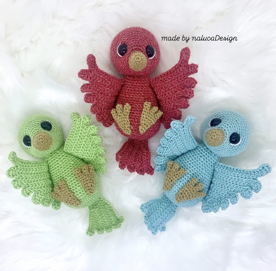 PDF Anleitung Deutsch Häkelanleitung Rabe Vogel Amigurumi