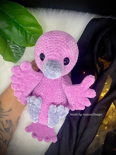 PDF Anleitung Deutsch Häkelanleitung Rabe Vogel Amigurumi