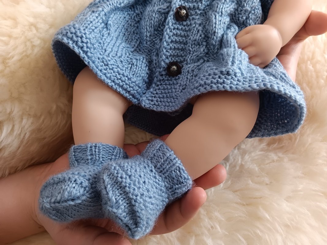 Premature Baby Dress Knitting Pattern - Image 3