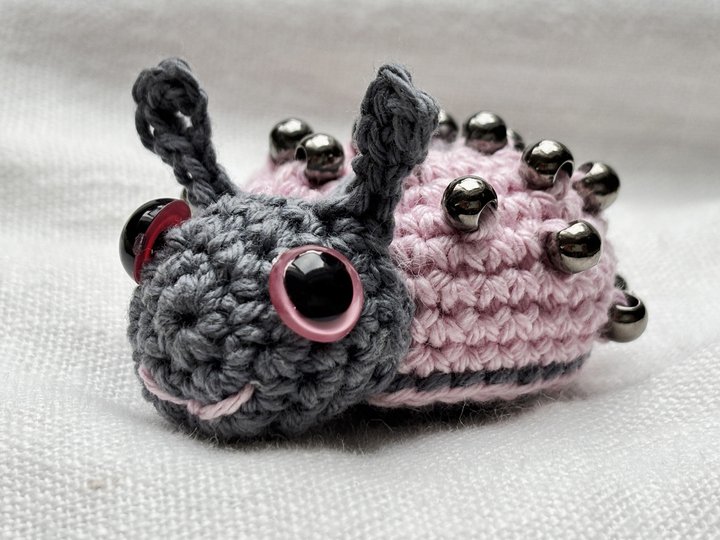 Fidget Spielzeug Marienkäfer, Amigurumi Käfer Perlen häkeln, Glücksbringer