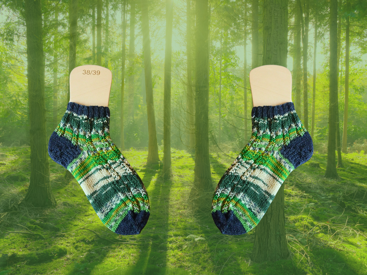 Masshigura: Strickanleitung für trendy Toe-up-Socke