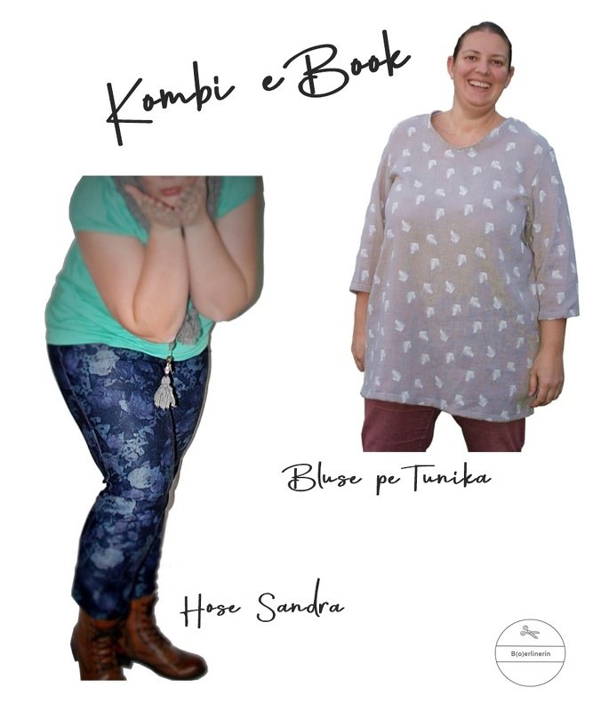 Kombi-E-Book Hose Sandra &amp; Bluse PeTunika Gr. 40/42 - 56/58