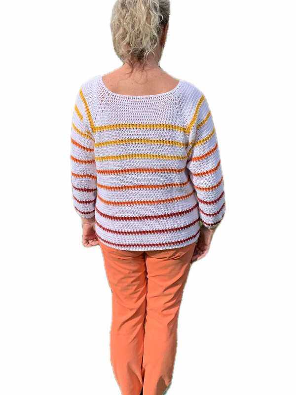 Häkelanleitung Pulli Streifenglück - Bild 2