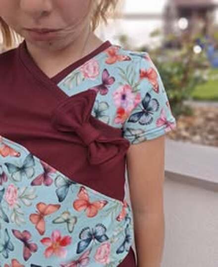 Schnittmuster Shirt für Mädchen Fran Gr. 74-164