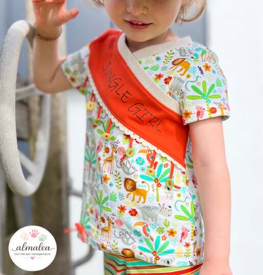 Schnittmuster Shirt für Mädchen Fran Gr. 74-164