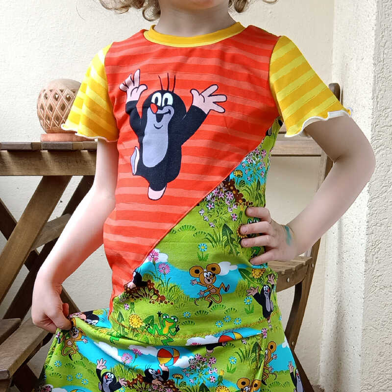 Schnittmuster Basicshirt Shirt für Mädchen Jamie Gr. 80-164 - Bild 7