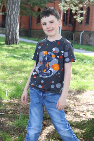 Schnittmuster Basicshirt Shirt für Jungen Jamie Gr. 80-164