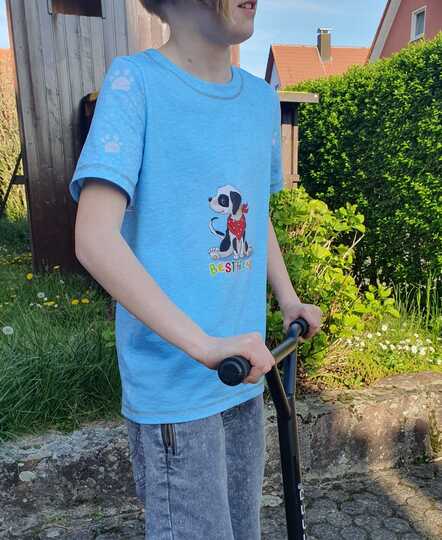 Schnittmuster Basicshirt Shirt für Jungen Jamie Gr. 80-164