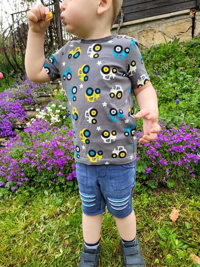 Schnittmuster Basicshirt Shirt für Jungen Jamie Gr. 80-164