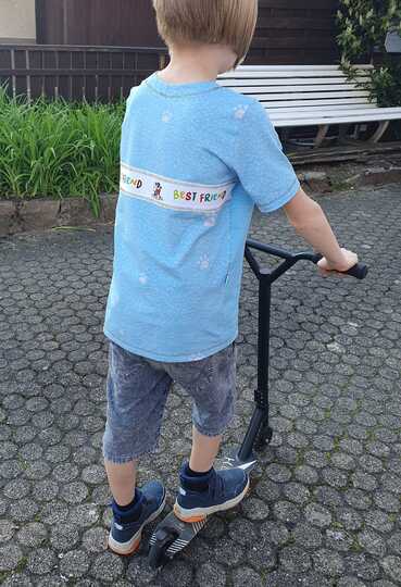 Schnittmuster Basicshirt Shirt für Jungen Jamie Gr. 80-164