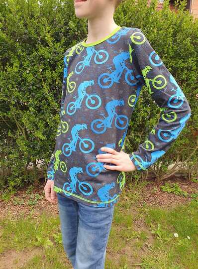 Schnittmuster Basicshirt Shirt für Jungen Jamie Gr. 80-164