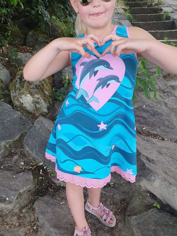 Schnittmuster Schlaf- und Strandkleid Kira für Mädchen Gr. 92-164 - Bild 9