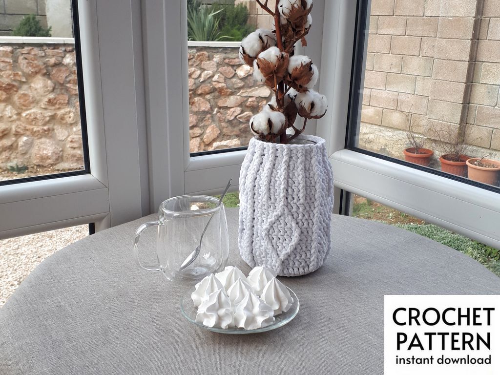Crochet Pattern Jar Cozy crochet pattern PDF Jar Cover DIY Crochet patterns - Image 3