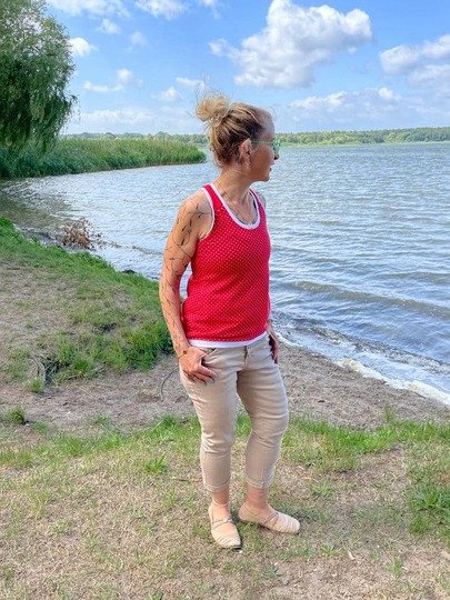 Schnittmuster Schlaf- und Strandkleid Racerback Kira für Damen Gr. 32-52