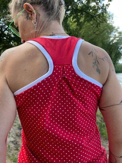 Schnittmuster Schlaf- und Strandkleid Racerback Kira für Damen Gr. 32-52