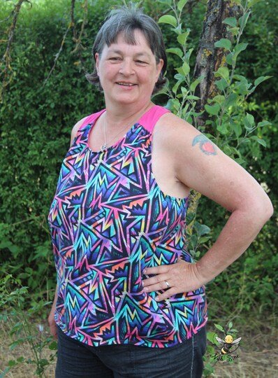 Schnittmuster Schlaf- und Strandkleid Racerback Kira für Damen Gr. 32-52