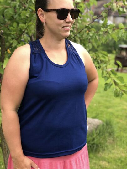 Schnittmuster Schlaf- und Strandkleid Racerback Kira für Damen Gr. 32-52