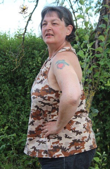 Schnittmuster Schlaf- und Strandkleid Racerback Kira für Damen Gr. 32-52