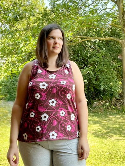 Schnittmuster Schlaf- und Strandkleid Racerback Kira für Damen Gr. 32-52