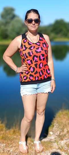 Schnittmuster Schlaf- und Strandkleid Racerback Kira für Damen Gr. 32-52