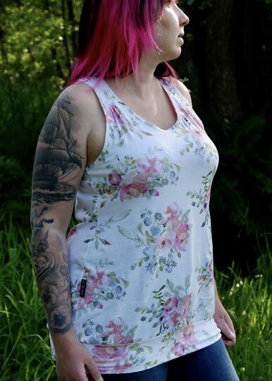 Schnittmuster Schlaf- und Strandkleid Racerback Kira für Damen Gr. 32-52