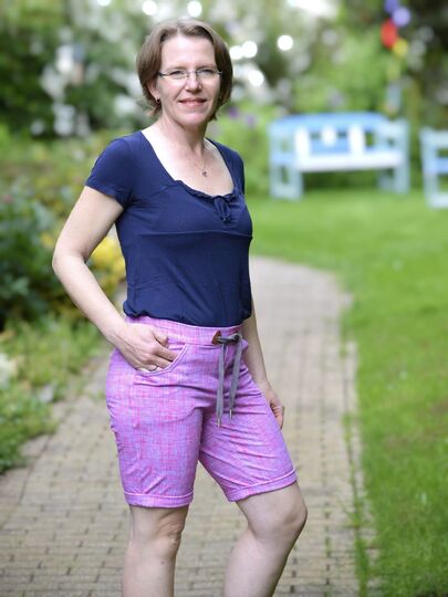 Schnittmuster Sommerhose kurze Hose Shorts Stacey für Damen Gr. 32-48