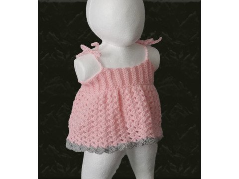 Crochet Pattern for the Baby Top -customizable to any! size