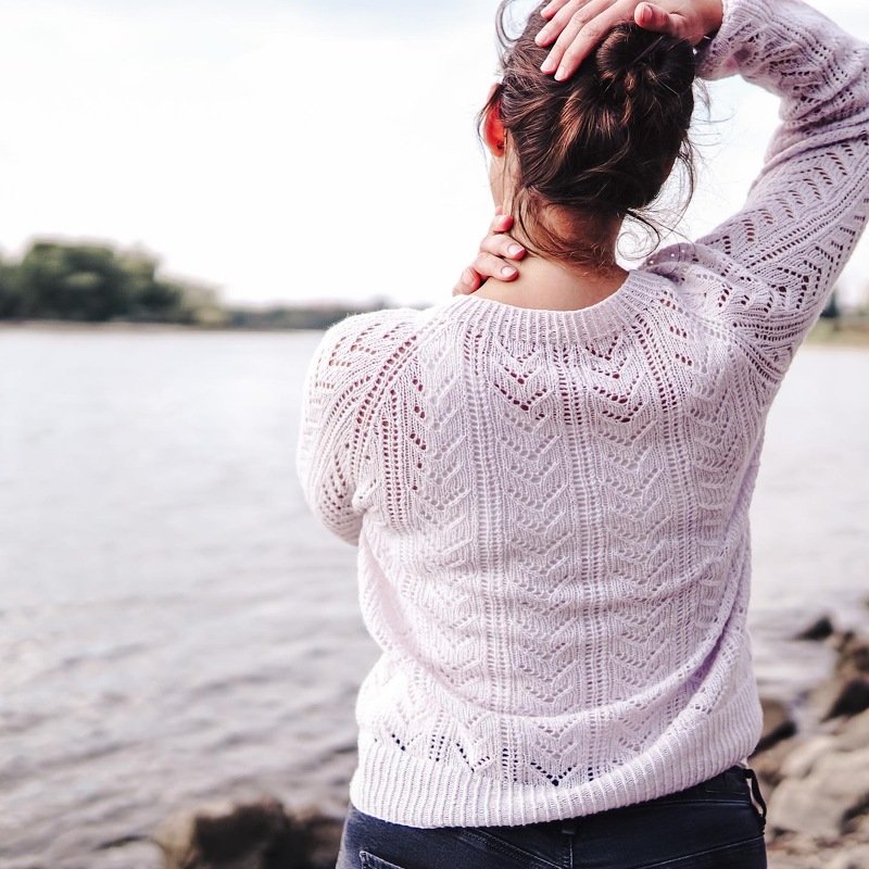 Serenas LaceSweater | knitting pattern | Lacesweater, knitted sweater - Image 9