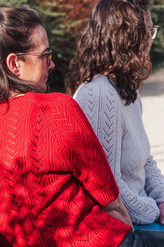 Serenas LaceSweater | Strickanleitung | Strickpullover mit Lochmuster - Bild 2