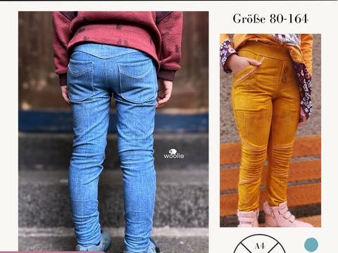 Schnittmuster Jeggings Giorgia für Kinder Gr. 80-164