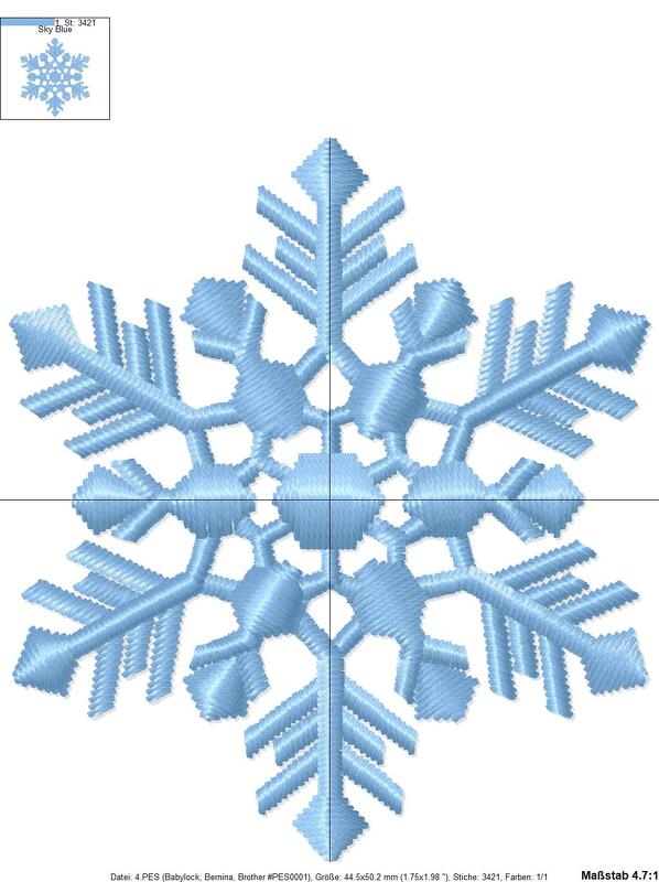Kreative Stickmotive: 8 verschiedene Sterne im Set - Bild 5