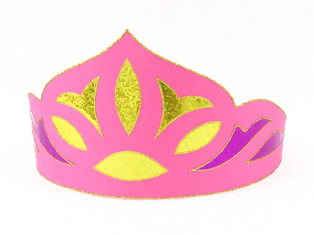 Prinzessinnenkrone, vier Varianten – Bastelanleitung und Vorlagen - Bild 10