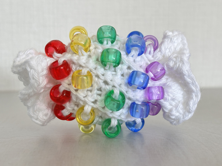 Häkelanleitung Bonbon Amigurumi mit Perlen, Fidget Spielzeug Drops