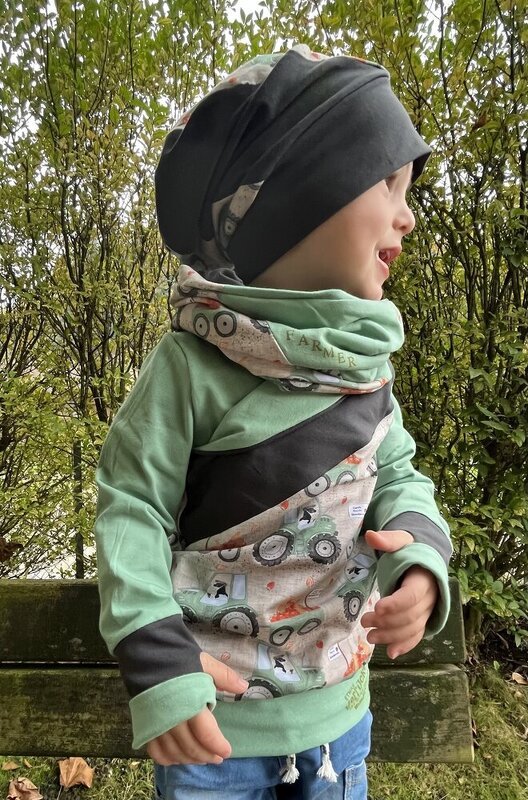 Schnittmuster Winter Add-on für Shirt Fran für Jungen  Gr. 74-164 - Bild 2