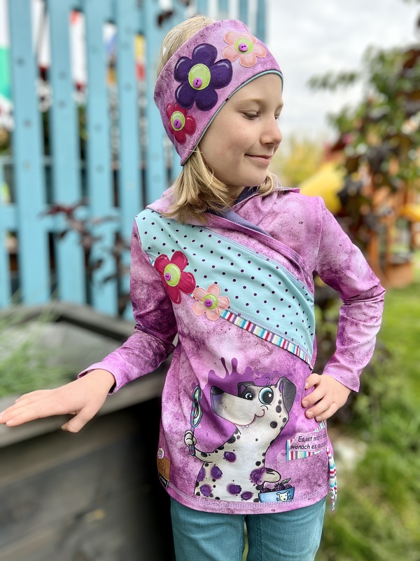 Schnittmuster Winter Add-on für Shirt Fran für Mädchen  Gr. 74-164 - Bild 5