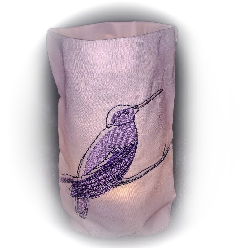 Kolibri 8 Größen 13x18-20x30, Vogel,  Stickdatei, Stickmuster, wie gemalt - Bild 2