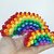 Häkelanleitung Regenbogen + Perlen, Fidget Spielzeug, Glücksbringer