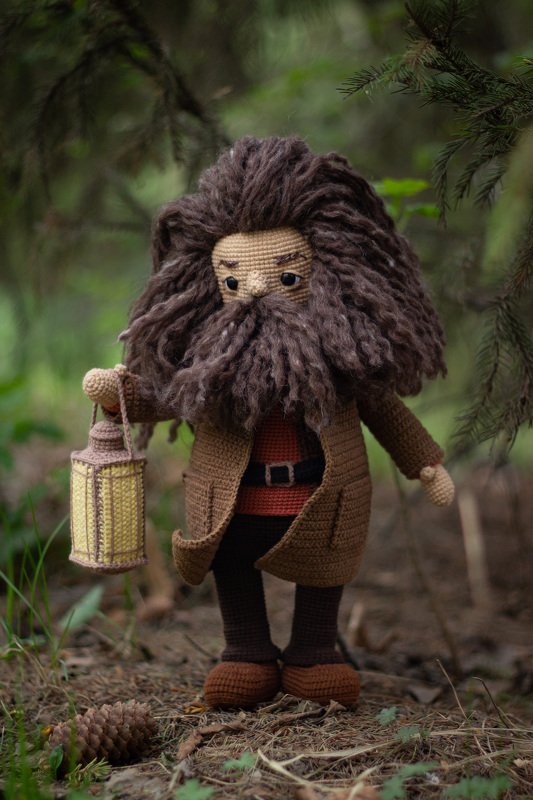 Amigurumi cute forester crochet doll pattern, PDF English Spanish - Image 2