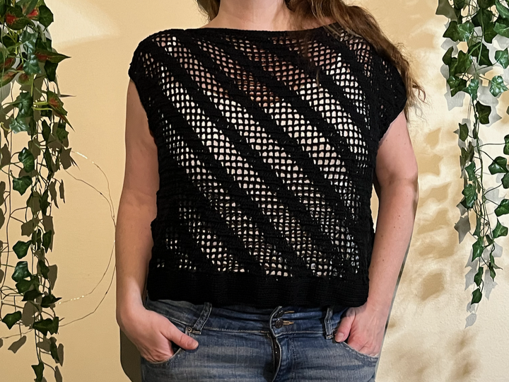 Crochet Pattern Shirt "Line Dance"