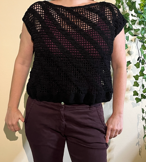 Crochet Pattern Shirt "Line Dance"