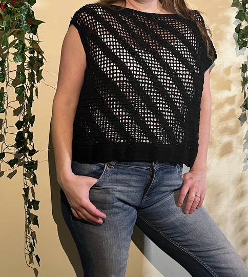 Crochet Pattern Shirt "Line Dance"