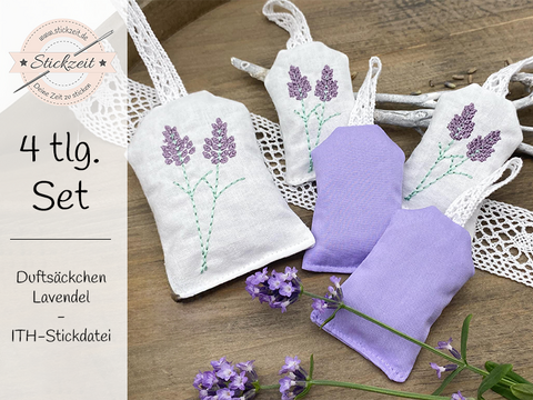 Duftsäckchen Lavendel - ITH-Stickdatei