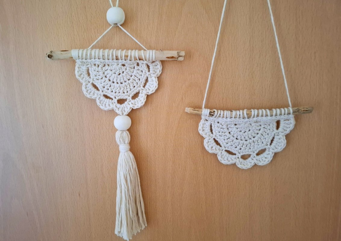 Kleine Wand oder Tür Dekoration häkeln - Bild 2