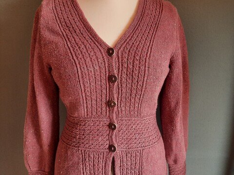Anleitung für die Strickjacke "Coffea"