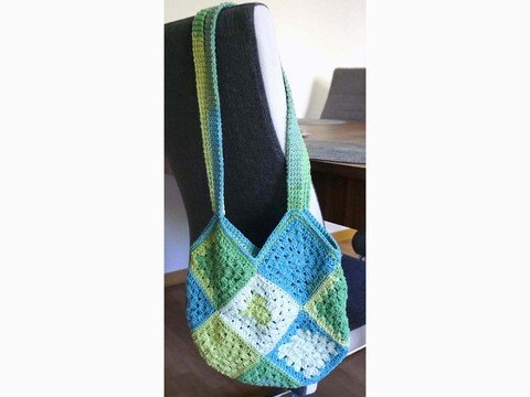 Häkelanleitung: Tasche "Square"