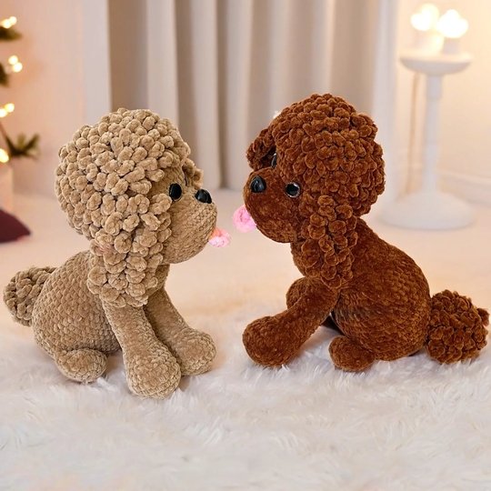 Pudel. Mit sehr wenig Nähen. Häkelanleitung